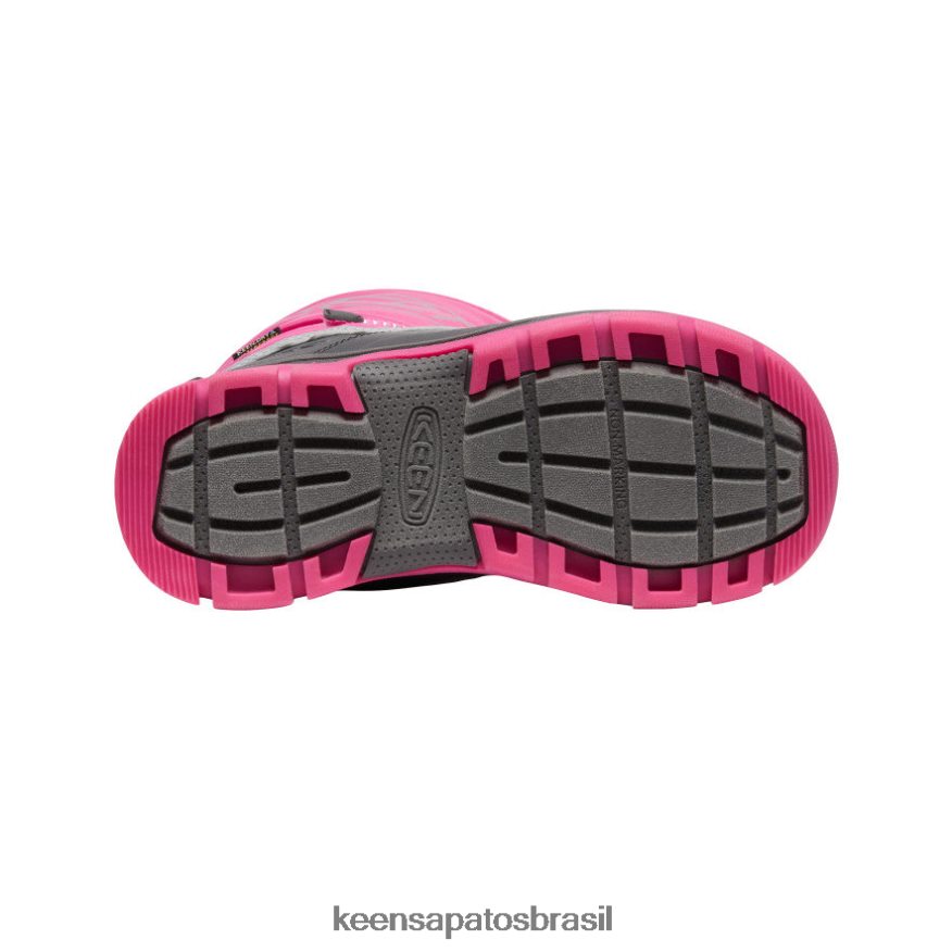 KEEN calçados J8VDXX1001 roxo fúcsia/prata bota impermeável troll da neve Crianças grandes