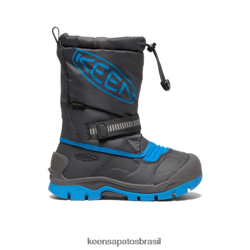 KEEN calçados J8VDXX1008 ímã/áster azul bota impermeável troll da neve criancinhas
