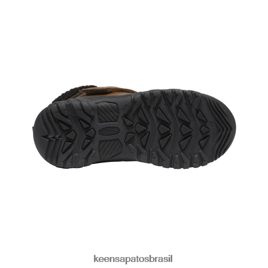 KEEN calçados J8VDXX1011 coco torrado/vapor bota impermeável kootenay iv Crianças grandes