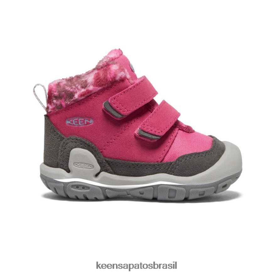 KEEN calçados J8VDXX1013 pomba fruta/preta nó com alça dupla chukka crianças