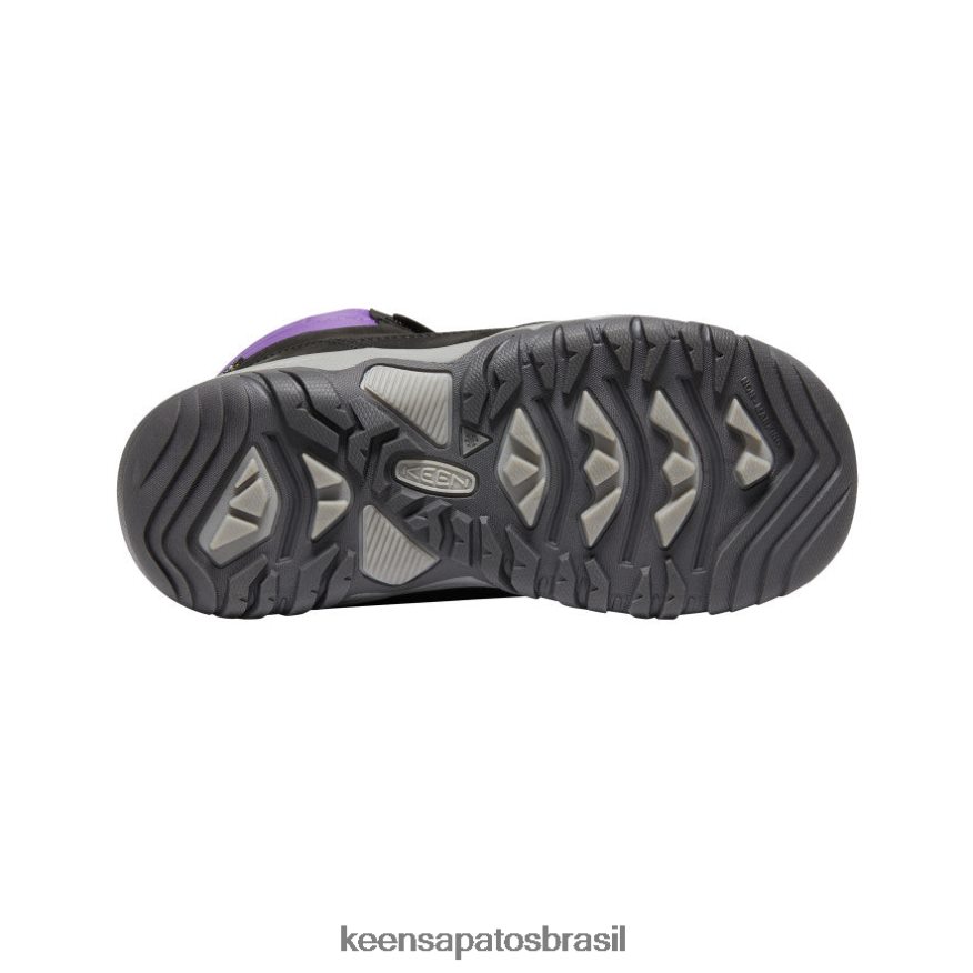 KEEN calçados J8VDXX1014 preto/roxo bota impermeável greta Crianças grandes