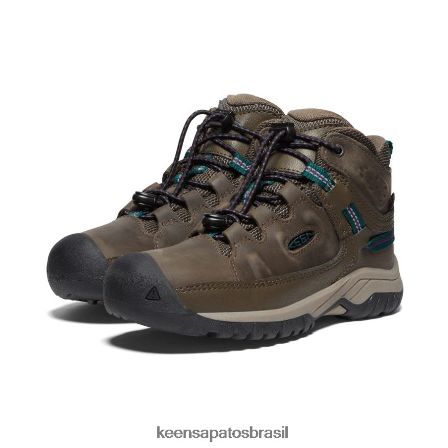 KEEN calçados J8VDXX897 cantina/carisma bota impermeável targhee Crianças grandes