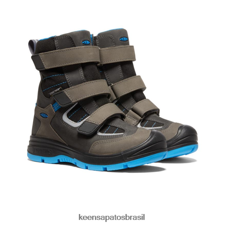 KEEN calçados J8VDXX940 corvo/ímã bota impermeável de inverno redwood Crianças grandes