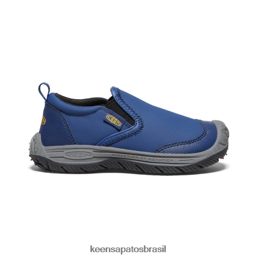 KEEN calçados J8VDXX713 profundidade azul/preto slip-on speedhound criancinhas