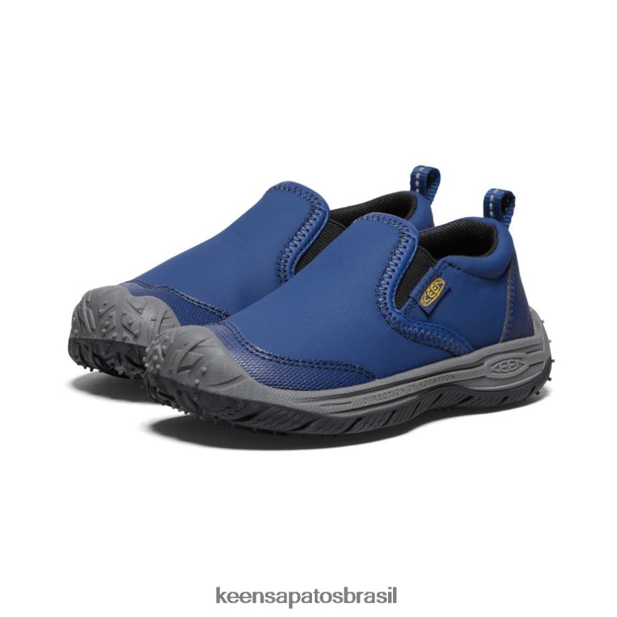 KEEN calçados J8VDXX713 profundidade azul/preto slip-on speedhound criancinhas