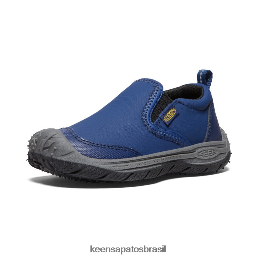 KEEN calçados J8VDXX713 profundidade azul/preto slip-on speedhound criancinhas