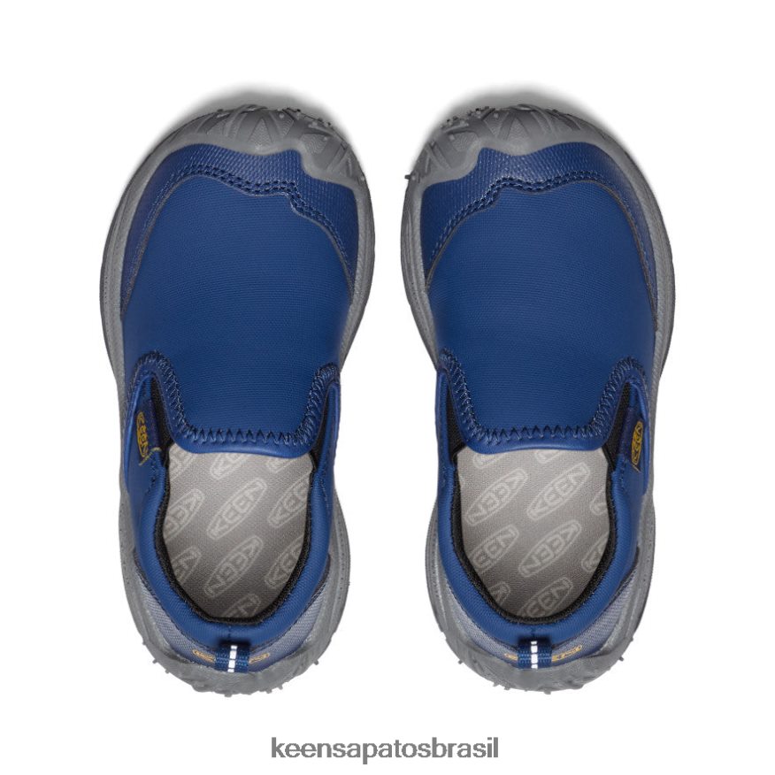 KEEN calçados J8VDXX713 profundidade azul/preto slip-on speedhound criancinhas