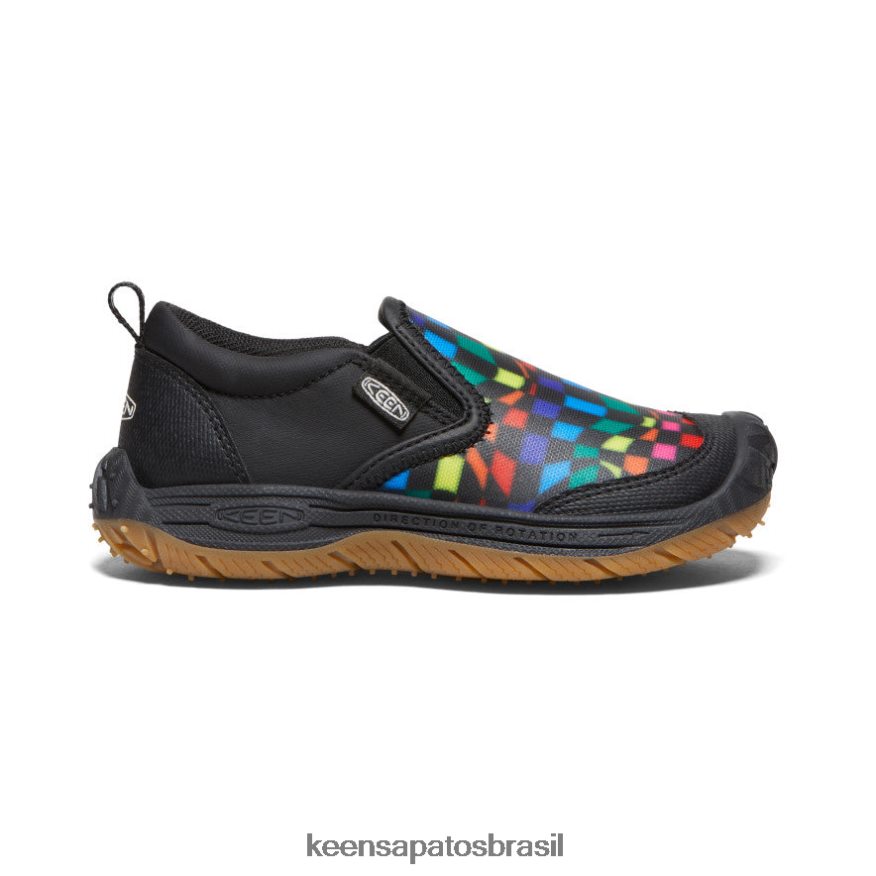 KEEN calçados J8VDXX714 preto/multi slip-on speedhound criancinhas