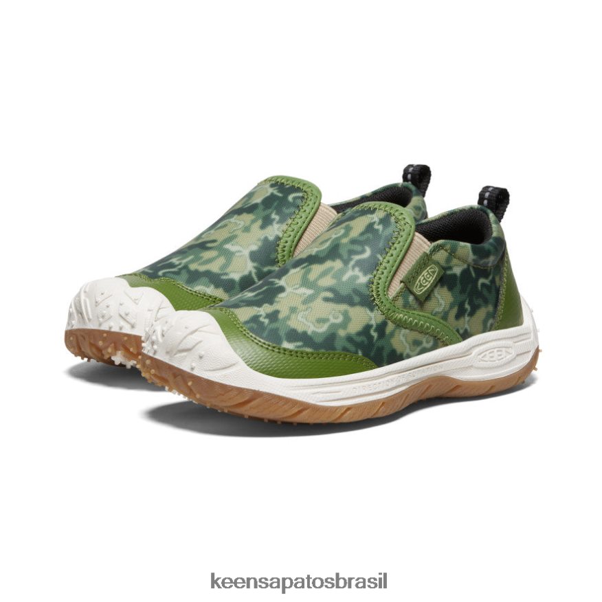 KEEN calçados J8VDXX716 camuflagem/acampamento slip-on speedhound criancinhas