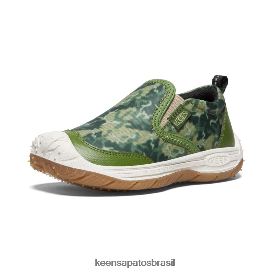KEEN calçados J8VDXX716 camuflagem/acampamento slip-on speedhound criancinhas