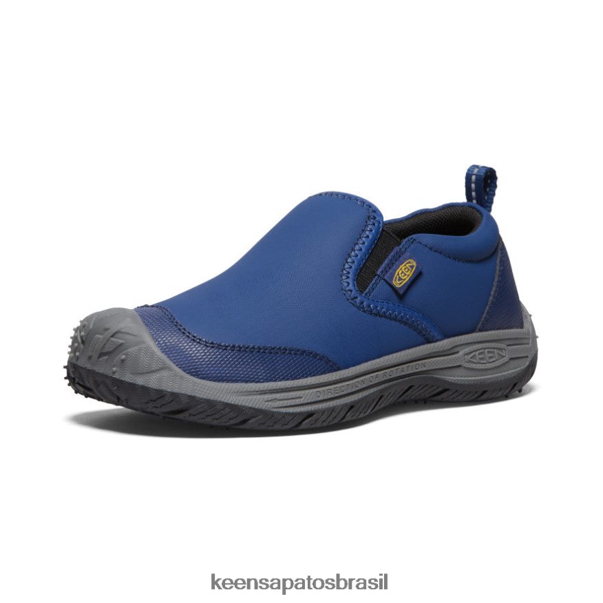 KEEN calçados J8VDXX717 profundidade azul/preto slip-on speedhound Crianças grandes