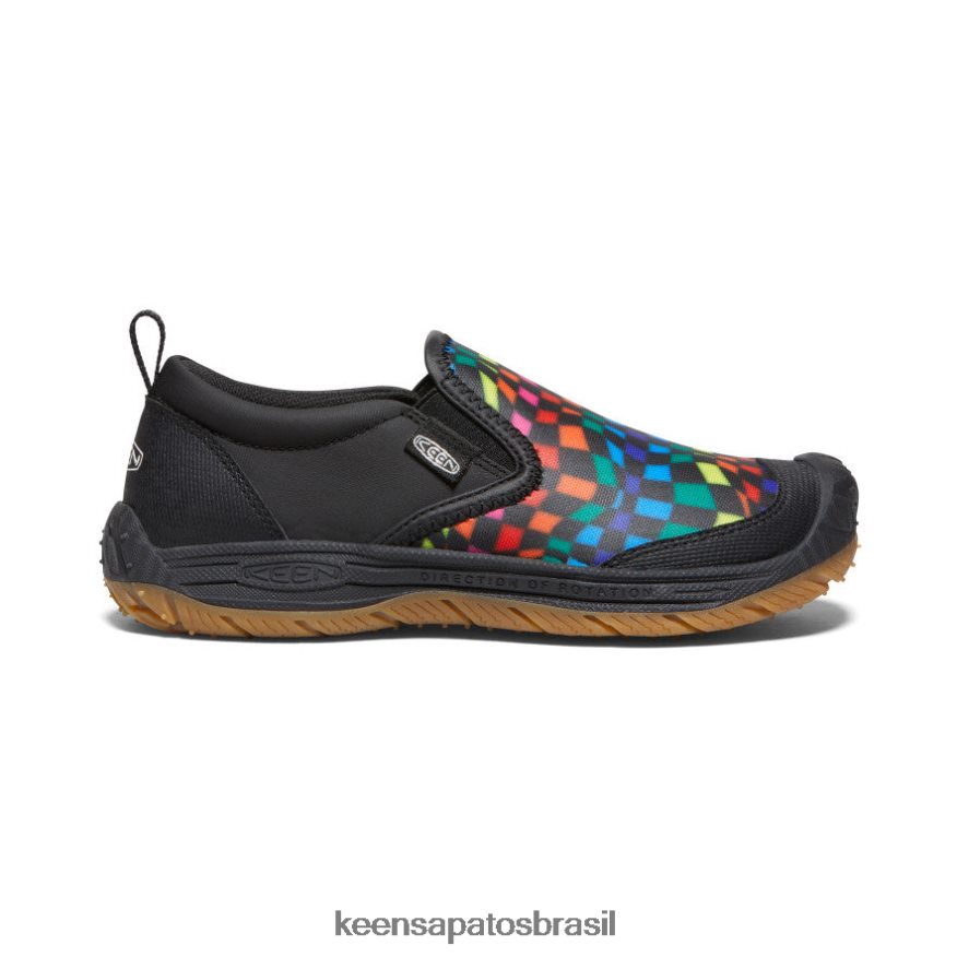 KEEN calçados J8VDXX718 preto/multi slip-on speedhound Crianças grandes