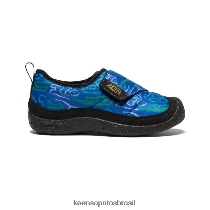 KEEN calçados J8VDXX987 baleine azul/multi envoltório de howser Crianças grandes