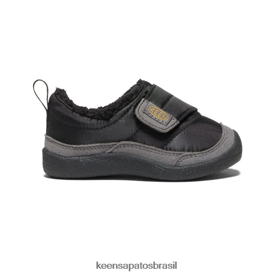 KEEN calçados J8VDXX988 preto/cinza aço envoltório de howser crianças