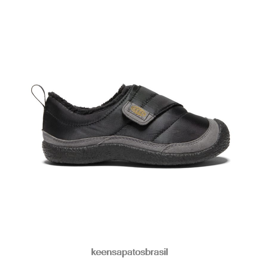 KEEN calçados J8VDXX990 preto/cinza aço envoltório de howser criancinhas