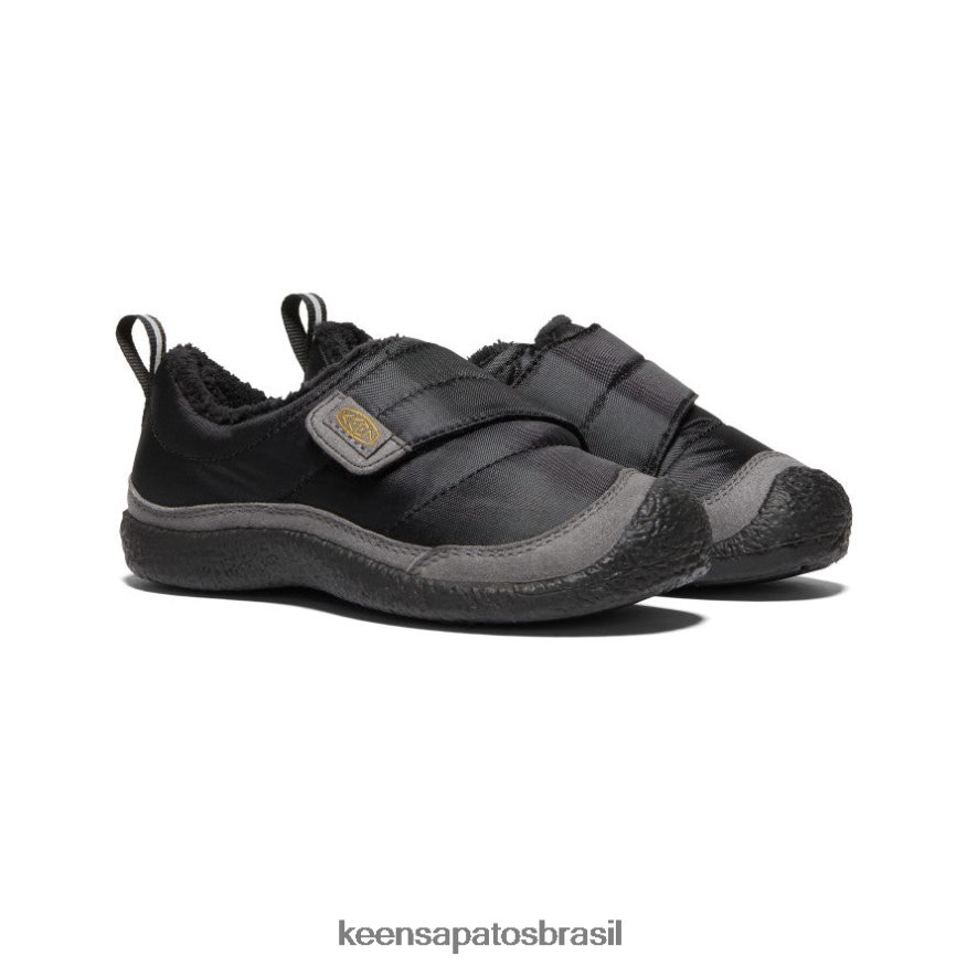 KEEN calçados J8VDXX990 preto/cinza aço envoltório de howser criancinhas