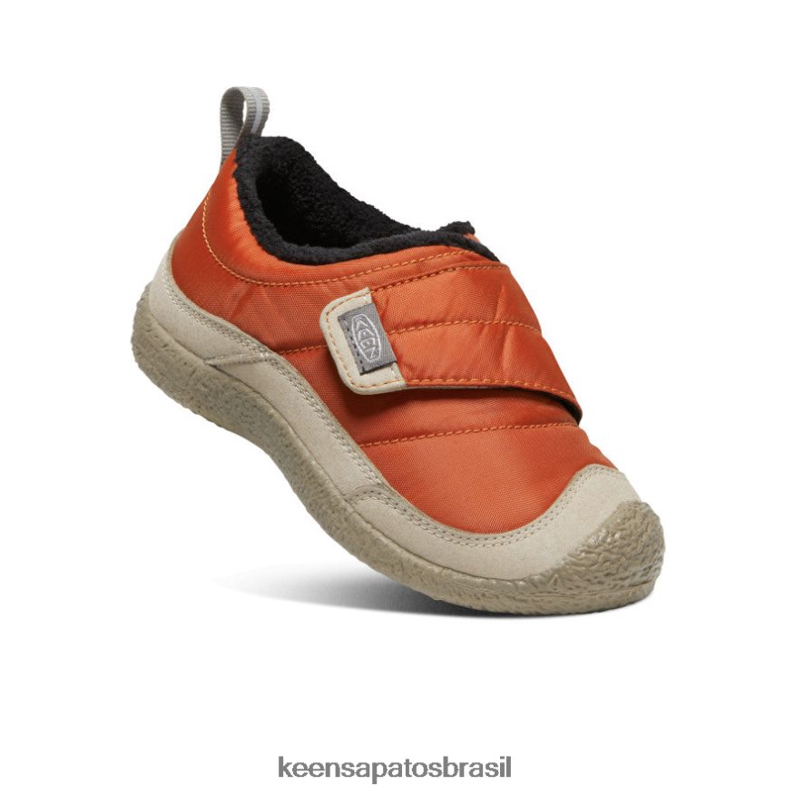 KEEN calçados J8VDXX992 Potters Clay/Plaza Taupe envoltório de howser criancinhas