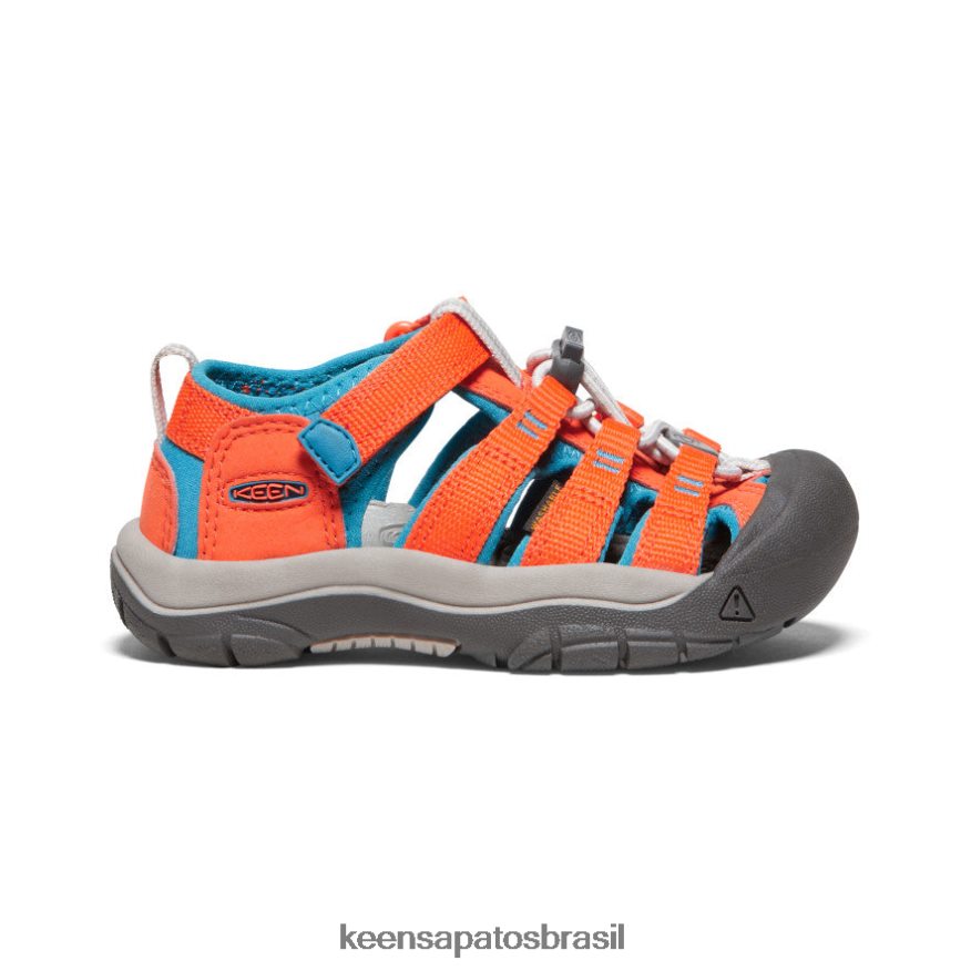 KEEN calçados J8VDXX738 segurança laranja/fiorde azul Nova Iorque h2 criancinhas