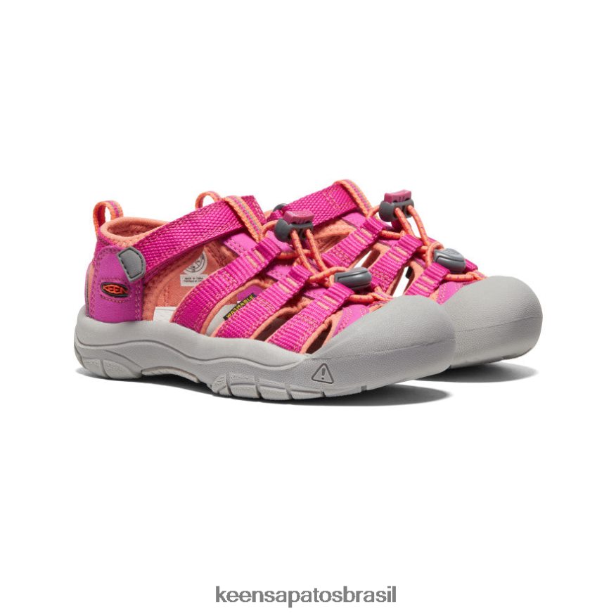 KEEN calçados J8VDXX747 coral muito berry/fusion Nova Iorque h2 criancinhas