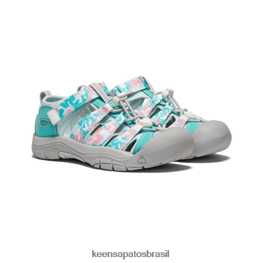 KEEN calçados J8VDXX754 glacê camuflado/rosa Nova Iorque h2 Crianças grandes