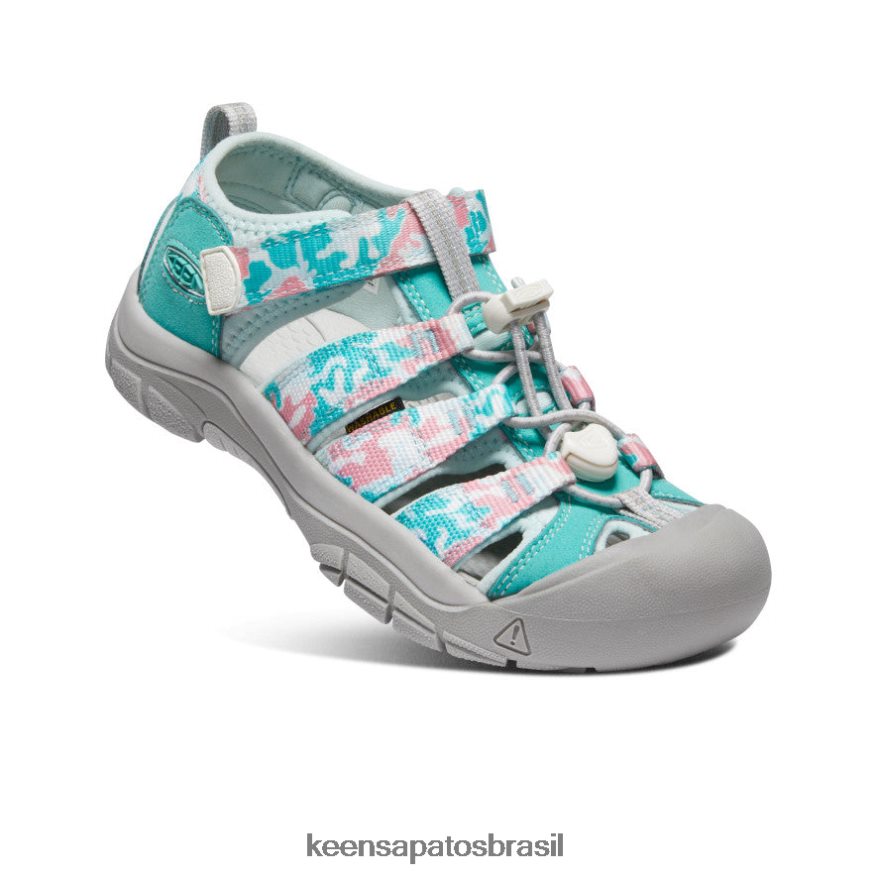 KEEN calçados J8VDXX754 glacê camuflado/rosa Nova Iorque h2 Crianças grandes