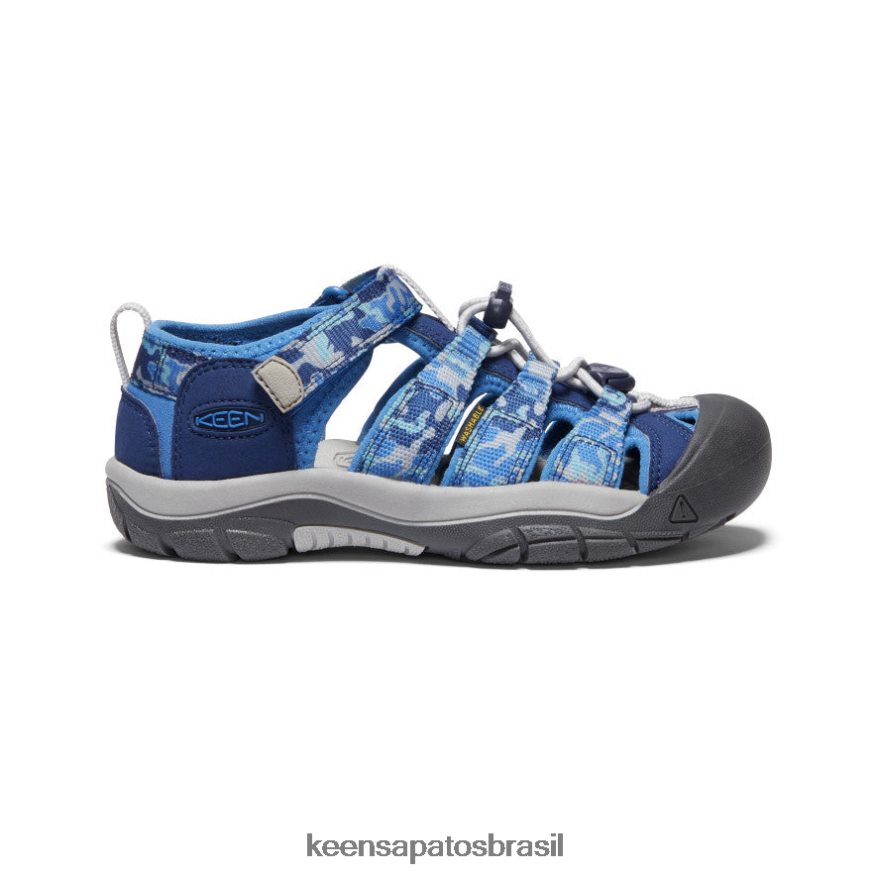 KEEN calçados J8VDXX767 camuflado/cobalto brilhante Nova Iorque h2 Crianças grandes