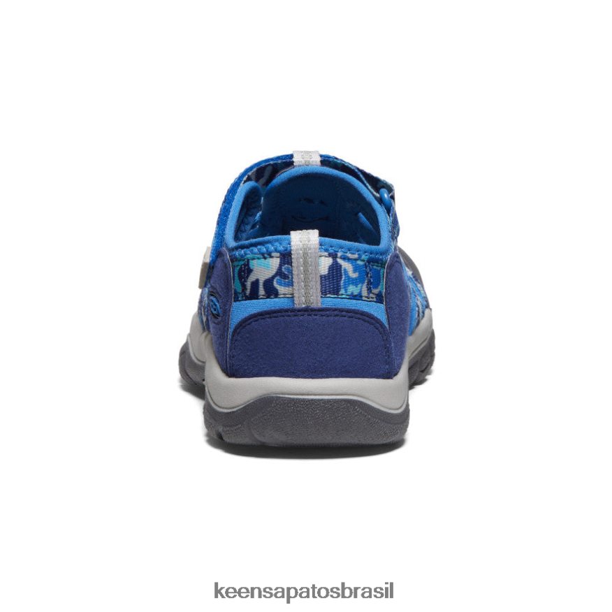 KEEN calçados J8VDXX767 camuflado/cobalto brilhante Nova Iorque h2 Crianças grandes