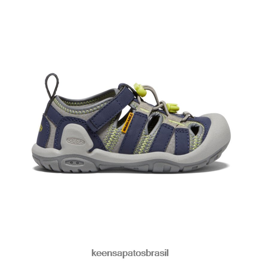 KEEN calçados J8VDXX772 profundidades cinza aço/azul riacho nó criancinhas