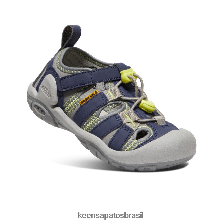 KEEN calçados J8VDXX772 profundidades cinza aço/azul riacho nó criancinhas