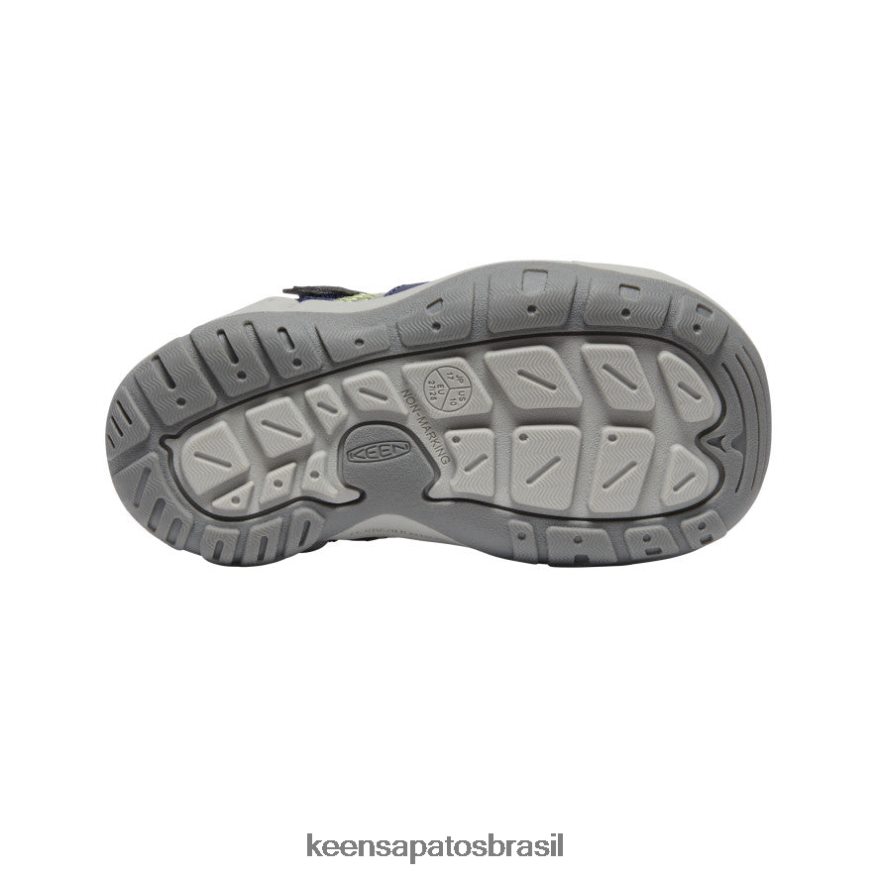 KEEN calçados J8VDXX772 profundidades cinza aço/azul riacho nó criancinhas