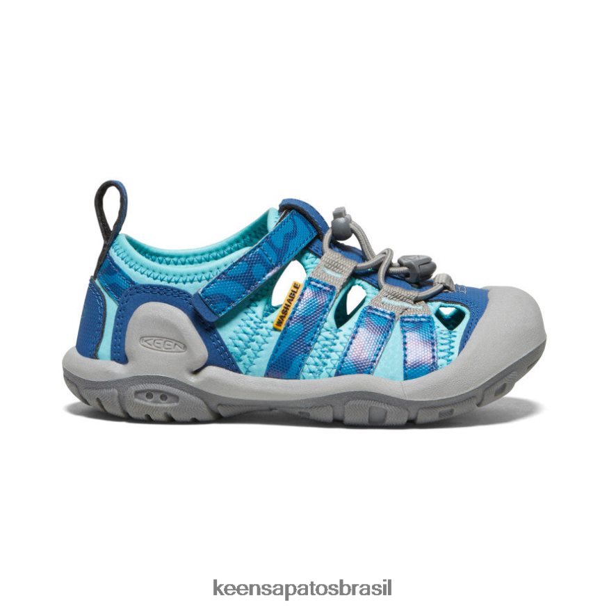 KEEN calçados J8VDXX775 fiorde azul/ipanema riacho nó criancinhas