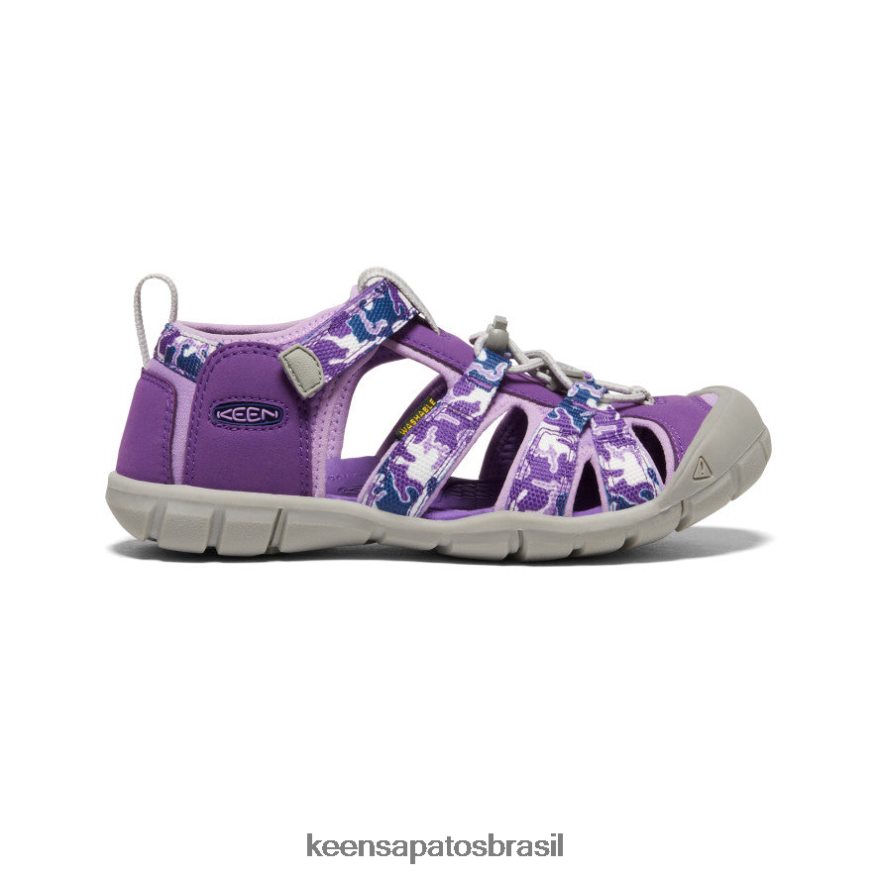 KEEN calçados J8VDXX795 camuflado/tillandsia roxo seacamp ii cnx Crianças grandes