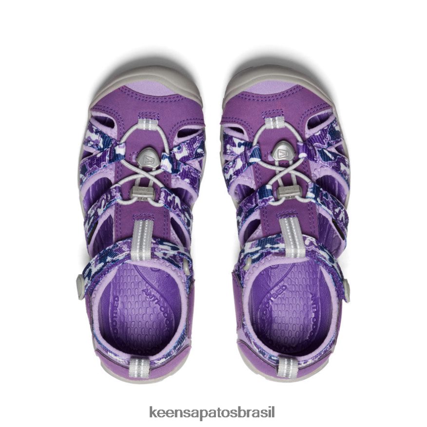 KEEN calçados J8VDXX795 camuflado/tillandsia roxo seacamp ii cnx Crianças grandes