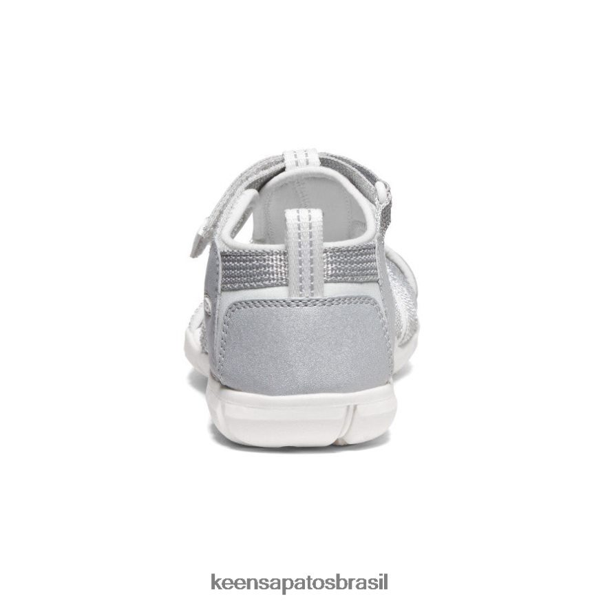 KEEN calçados J8VDXX798 prata/estrela branco seacamp ii cnx Crianças grandes