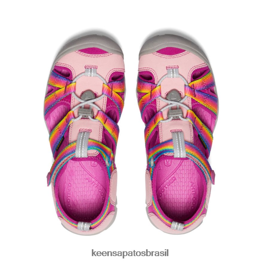 KEEN calçados J8VDXX799 arco-íris/festival fúcsia seacamp ii cnx Crianças grandes