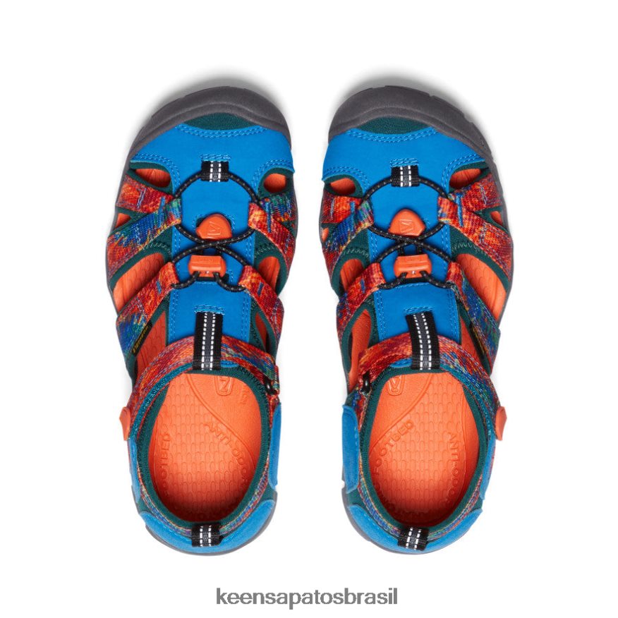 KEEN calçados J8VDXX801 multi/austerno seacamp ii cnx Crianças grandes