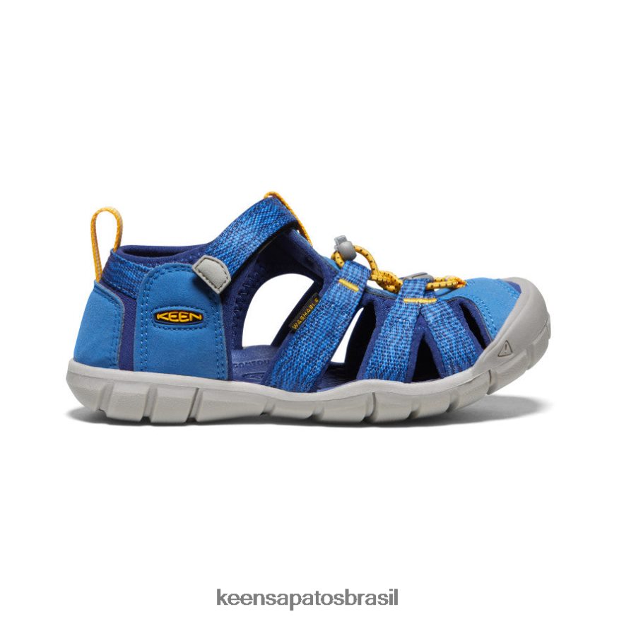 KEEN calçados J8VDXX805 profundidades brilhantes de cobalto/azul seacamp ii cnx Crianças grandes