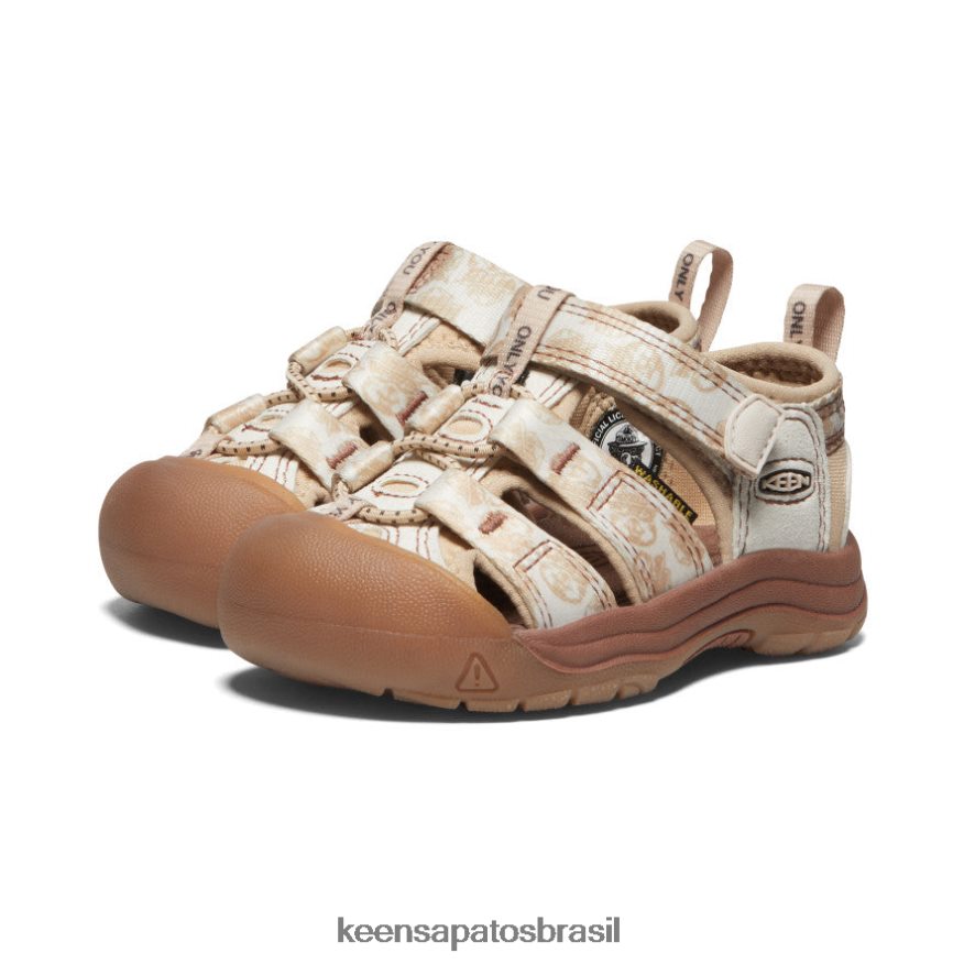 KEEN calçados J8VDXX835 urso esfumaçado/smores newport h2 x urso esfumaçado crianças