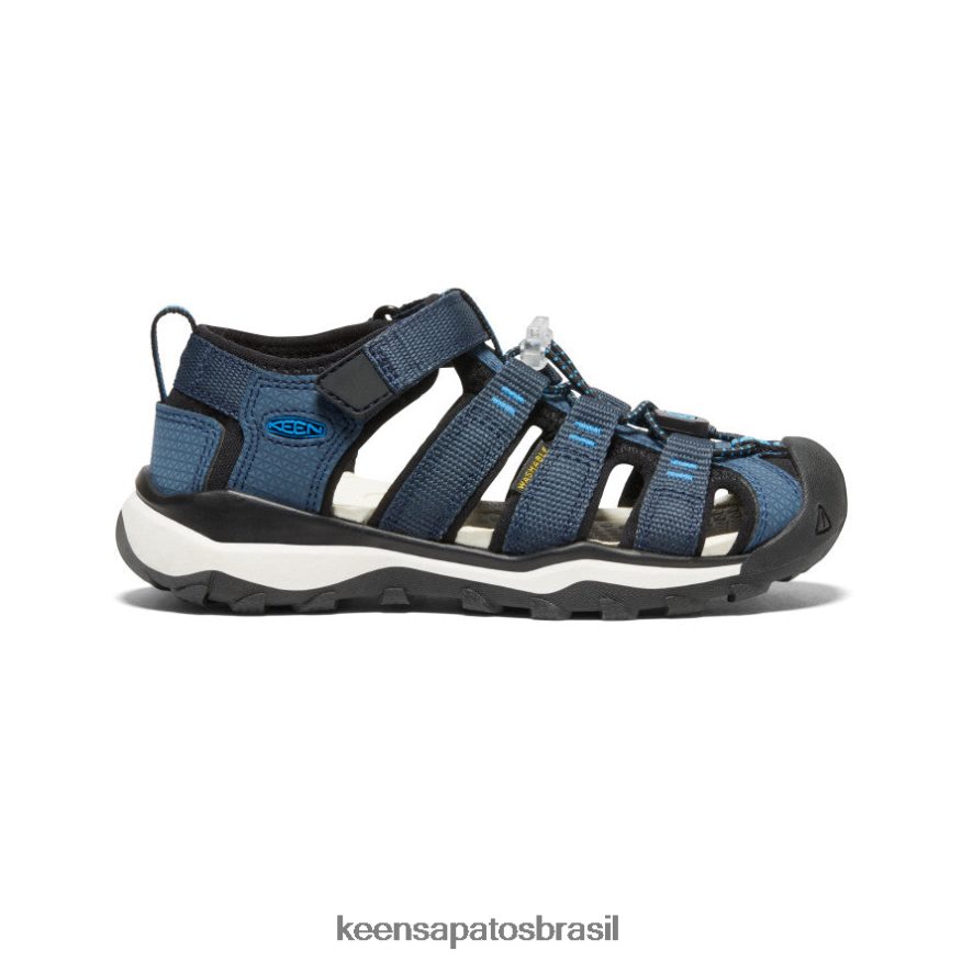 KEEN calçados J8VDXX838 noites azuis/azul brilhante newport neo h2 criancinhas
