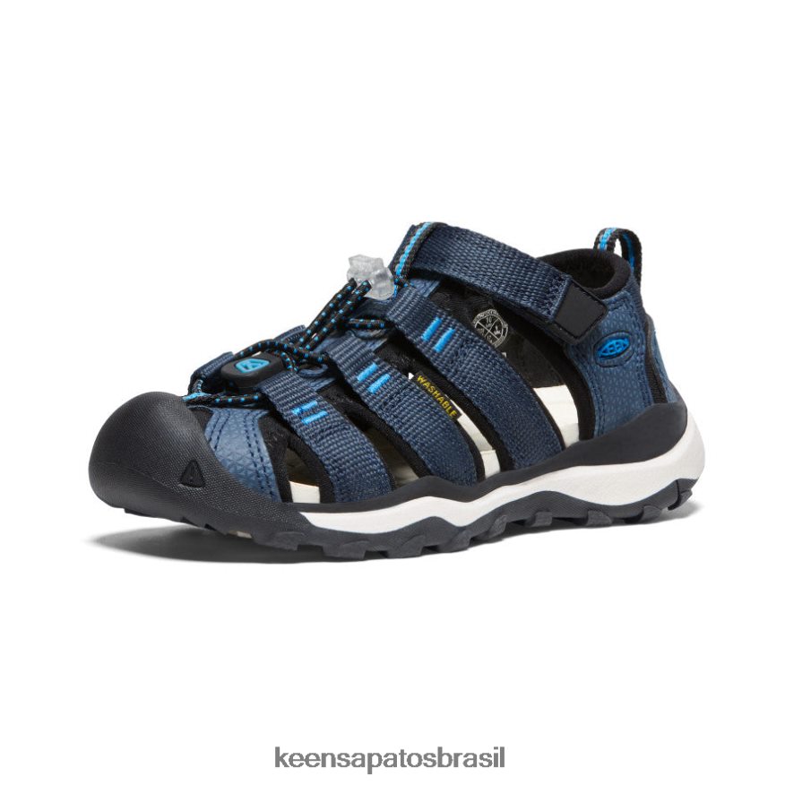 KEEN calçados J8VDXX838 noites azuis/azul brilhante newport neo h2 criancinhas