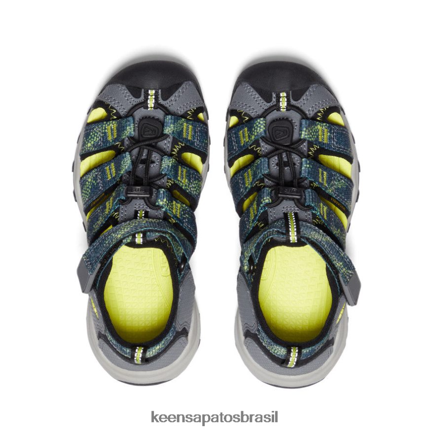KEEN calçados J8VDXX839 musgo marinho/cinza aço newport neo h2 criancinhas