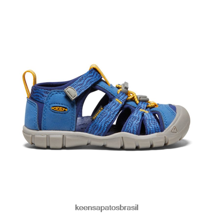 KEEN calçados J8VDXX850 profundidades brilhantes de cobalto/azul seacamp ii cnx criancinhas