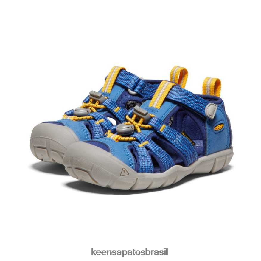 KEEN calçados J8VDXX850 profundidades brilhantes de cobalto/azul seacamp ii cnx criancinhas