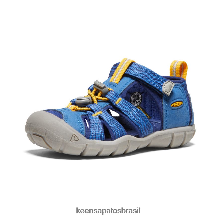 KEEN calçados J8VDXX850 profundidades brilhantes de cobalto/azul seacamp ii cnx criancinhas