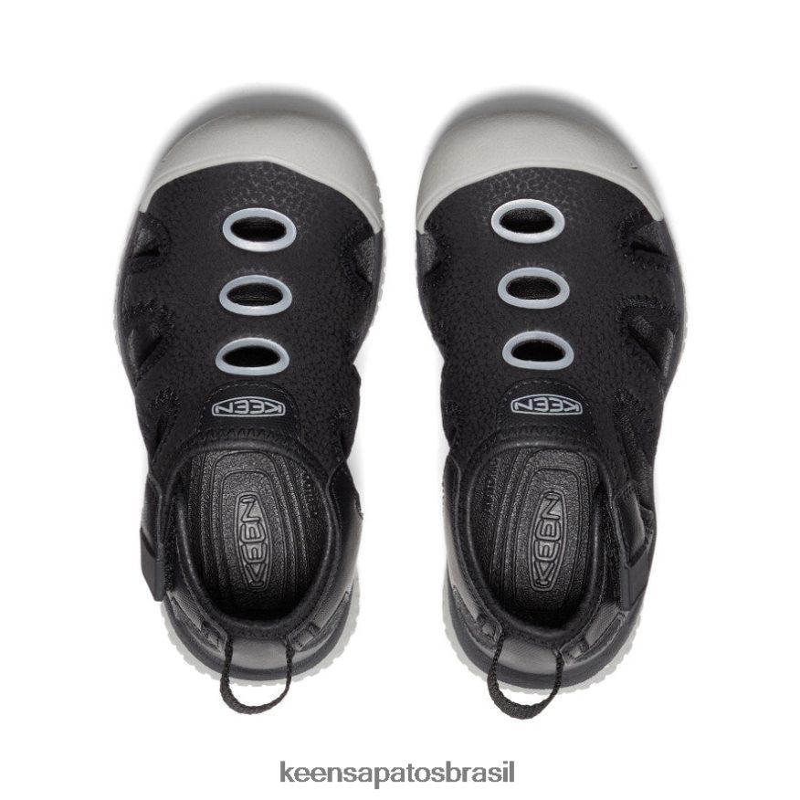 KEEN calçados J8VDXX863 preto/chuvisco sandália arraia criancinhas