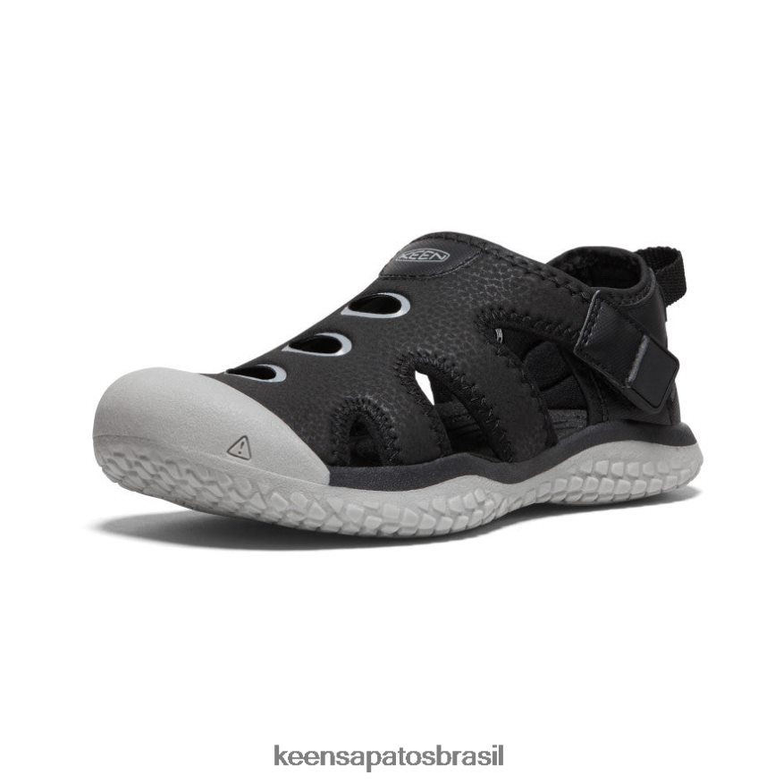 KEEN calçados J8VDXX915 preto/chuvisco sandália arraia Crianças grandes