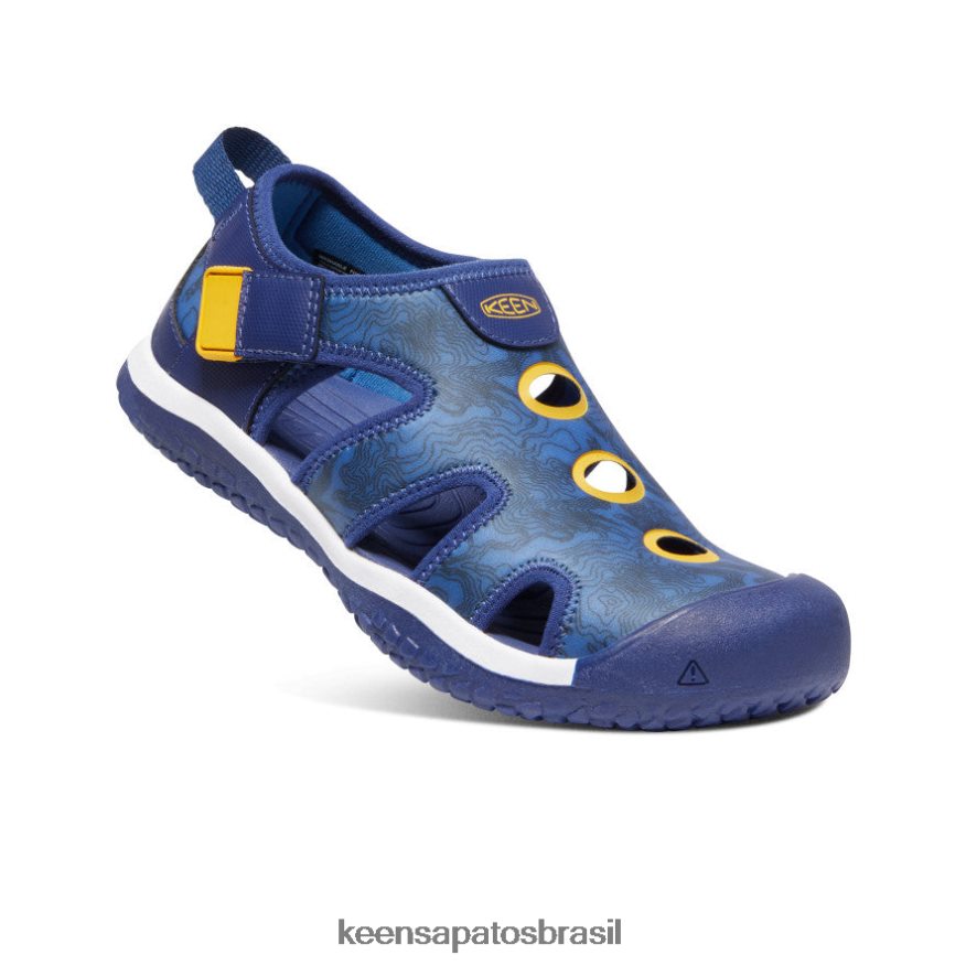 KEEN calçados J8VDXX916 profundidades brilhantes de cobalto/azul sandália arraia Crianças grandes