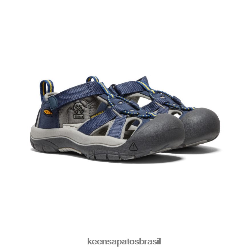 KEEN calçados J8VDXX963 marinho/cinza veneza h2 criancinhas