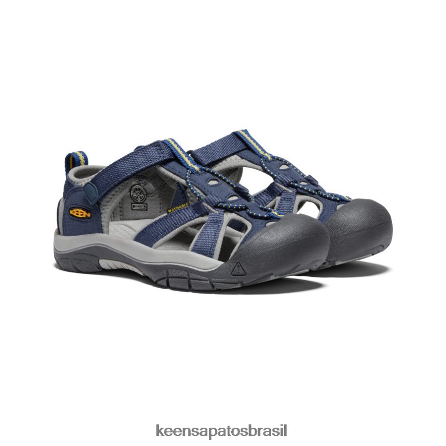 KEEN calçados J8VDXX965 marinho/cinza veneza h2 Crianças grandes