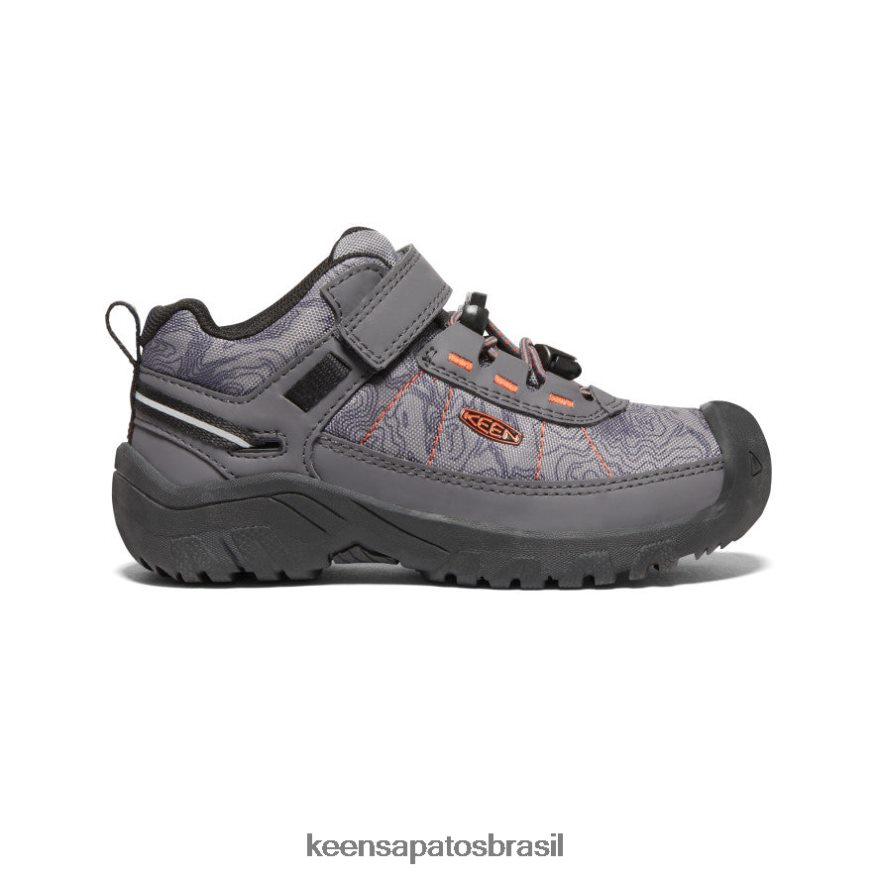 KEEN calçados J8VDXX783 ímã/íbis escarlate sapato esportivo targhee com ventilação criancinhas
